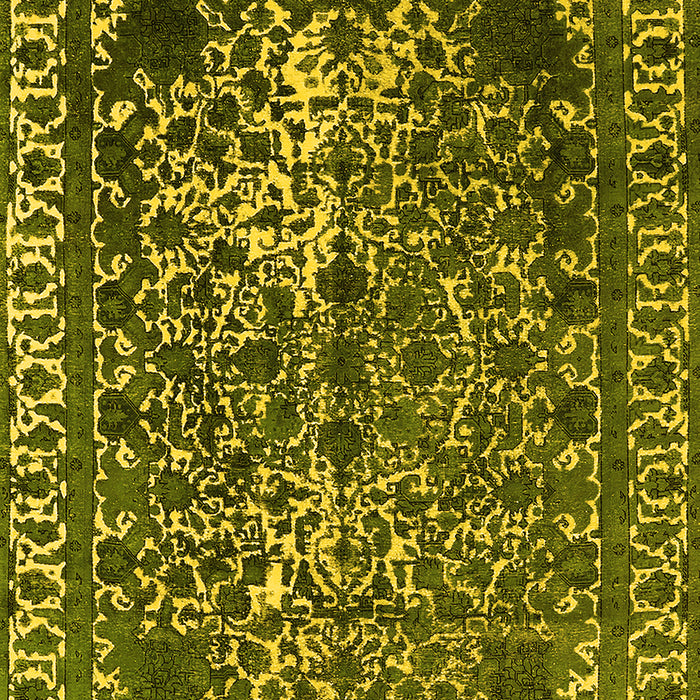 Oriental Yellow Industrial Rug, urb2237yw
