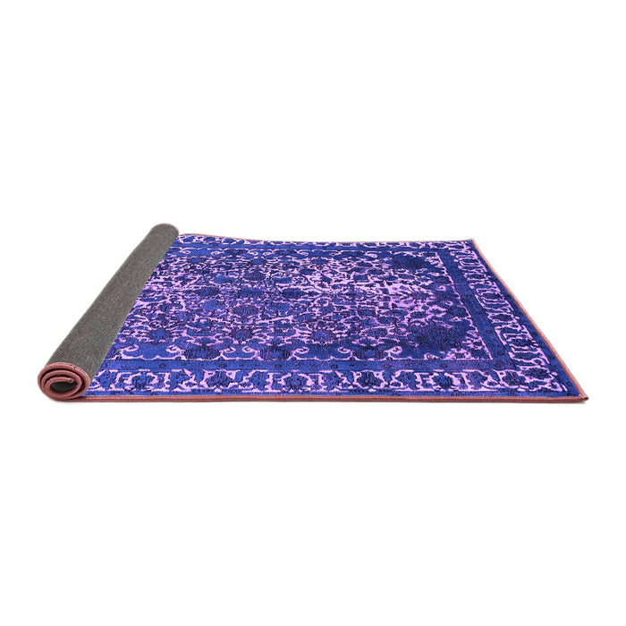 Sideview of Oriental Purple Industrial Rug, urb2237pur