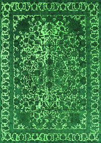 Oriental Green Industrial Rug, urb2237grn