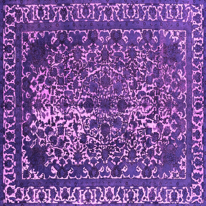 Square Oriental Pink Industrial Rug, urb2237pnk
