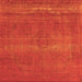 Square Oriental Orange Industrial Rug, urb2238org