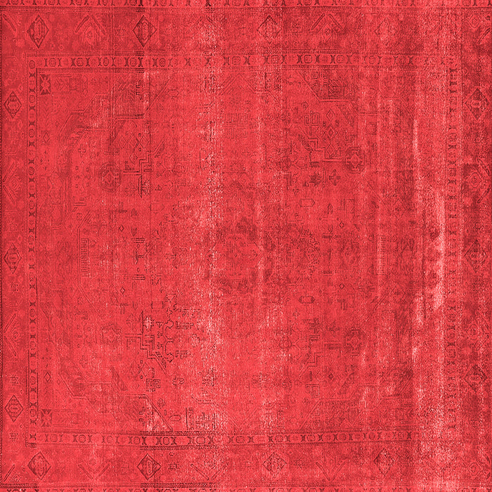 Machine Washable Oriental Red Industrial Rug, wshurb2238red