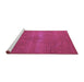 Sideview of Machine Washable Oriental Purple Industrial Area Rugs, wshurb2238pur