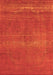 Machine Washable Oriental Orange Industrial Area Rugs, wshurb2238org