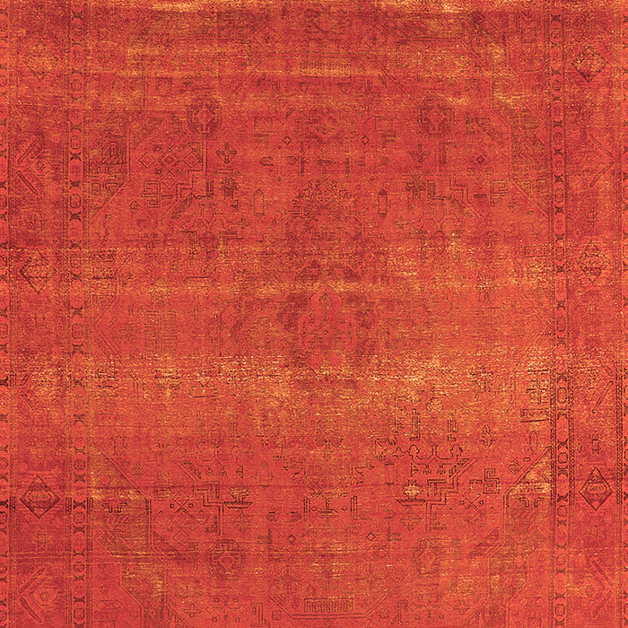 Machine Washable Oriental Orange Industrial Area Rugs, wshurb2238org