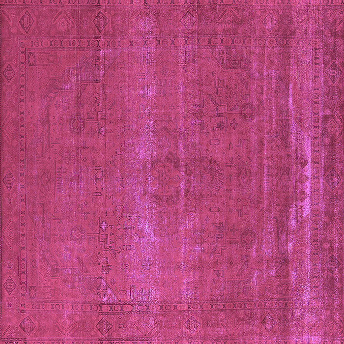 Square Oriental Purple Industrial Rug, urb2238pur