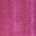 Square Oriental Purple Industrial Rug, urb2238pur