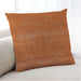 Lifestyle Image of Mid-Century Modern Urban Square Orange Red Orange Throw Pillow, 18 inch by 18 inch, pwurb2238