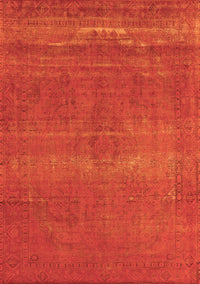 Oriental Orange Industrial Rug, urb2238org