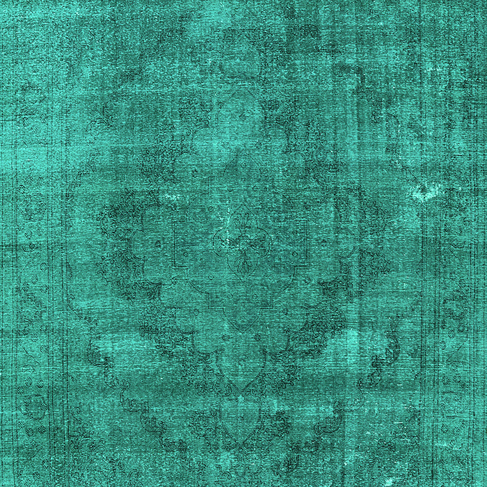 Oriental Turquoise Industrial Rug, urb2240turq