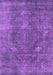 Machine Washable Oriental Purple Industrial Area Rugs, wshurb2240pur