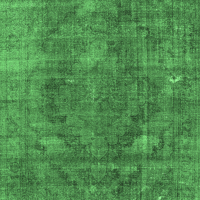 Oriental Emerald Green Industrial Rug, urb2240emgrn