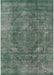 Mid-Century Modern Green Oriental Rug, urb2240