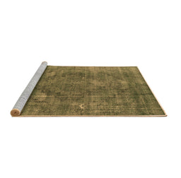 Sideview of Machine Washable Oriental Brown Industrial Rug, wshurb2240brn