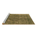 Sideview of Machine Washable Oriental Brown Industrial Rug, wshurb2240brn