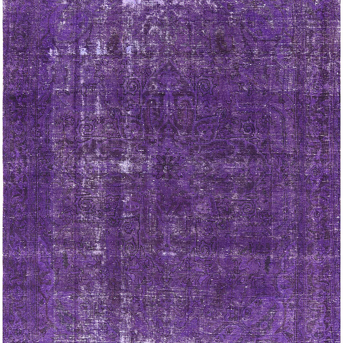 Mid-Century Modern Purple Persian Rug, urb2241
