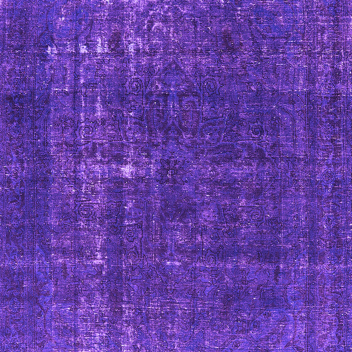 Machine Washable Persian Purple Bohemian Area Rugs, wshurb2241pur