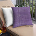 Front View of Mid-Century Modern Urban Square Purple Flower Purple Throw Pillow, 18 inch by 18 inch, pwurb2241