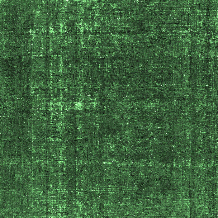 Machine Washable Persian Emerald Green Bohemian Area Rugs, wshurb2241emgrn