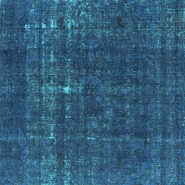 Machine Washable Persian Turquoise Bohemian Area Rugs, wshurb2241turq