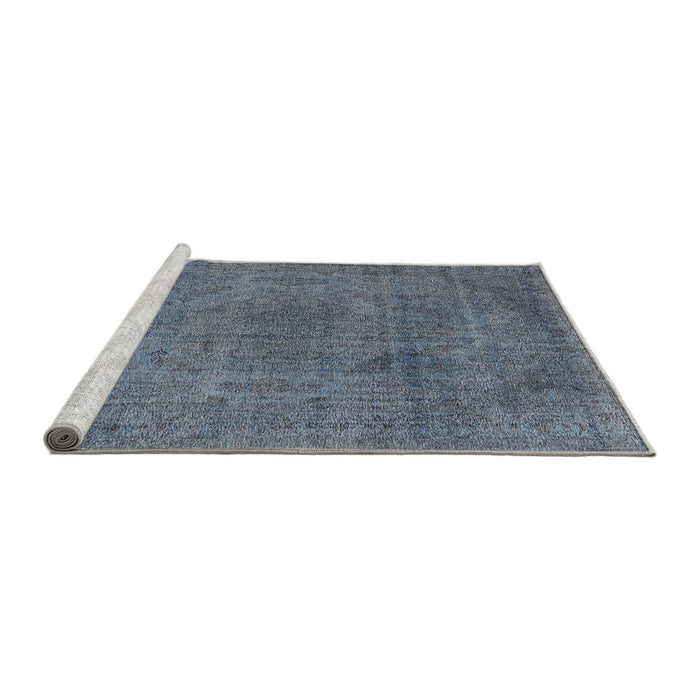 Sideview of Machine Washable Industrial Modern Light Slate Gray Rug, wshurb2242
