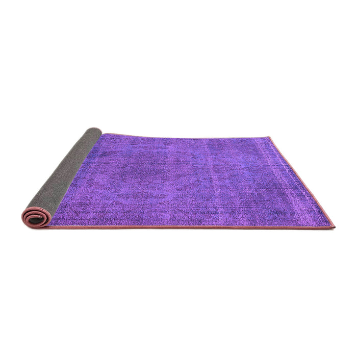 Sideview of Oriental Purple Industrial Rug, urb2242pur
