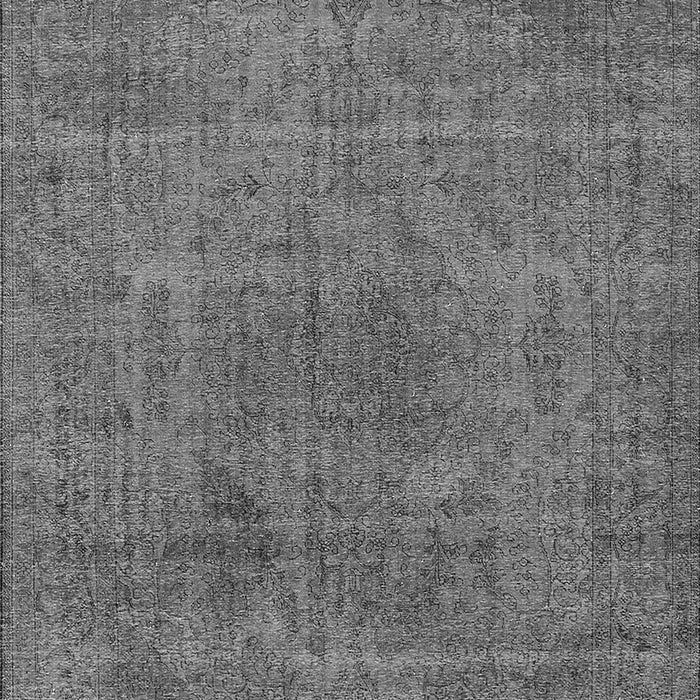 Machine Washable Oriental Gray Industrial Rug, wshurb2242gry