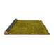 Sideview of Oriental Yellow Industrial Rug, urb2242yw