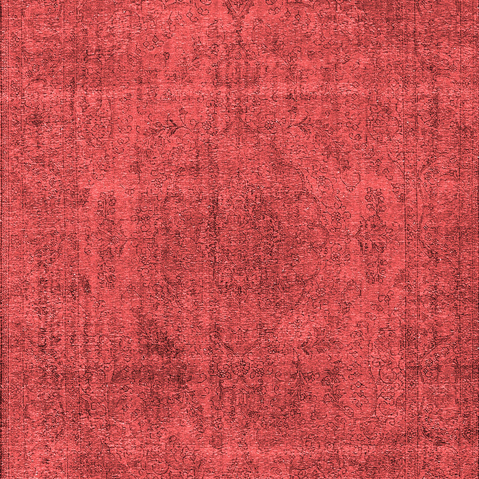 Machine Washable Oriental Red Industrial Rug, wshurb2242red