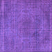 Square Oriental Purple Industrial Rug, urb2242pur