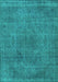 Oriental Turquoise Industrial Rug, urb2242turq