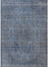 Machine Washable Industrial Modern Light Slate Gray Rug, wshurb2242