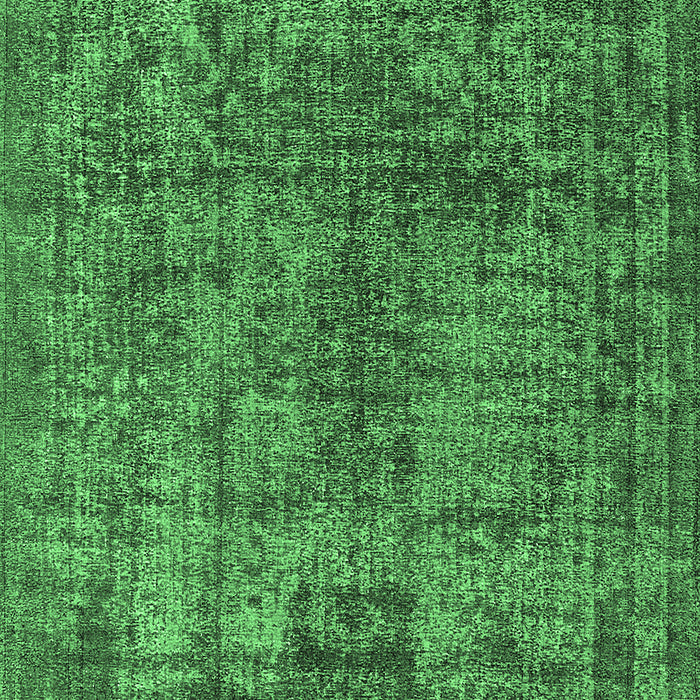Machine Washable Oriental Emerald Green Industrial Area Rugs, wshurb2243emgrn