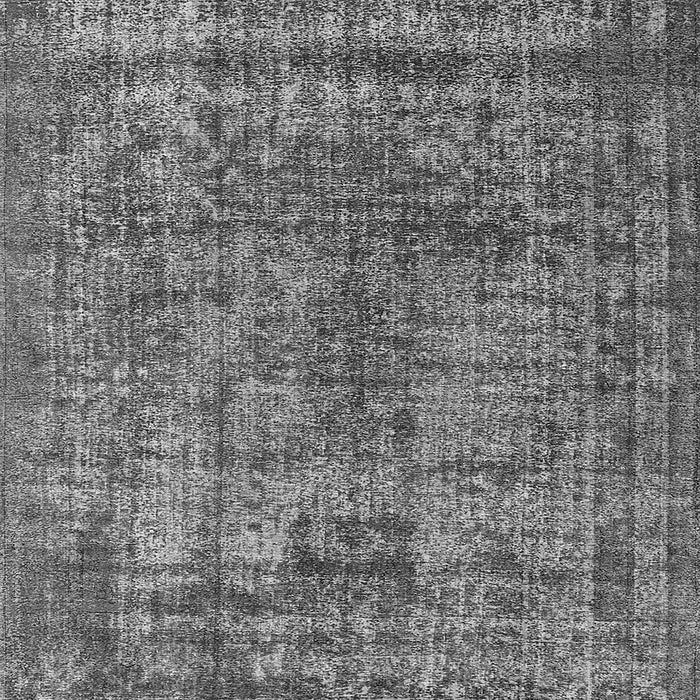Square Machine Washable Oriental Gray Industrial Rug, wshurb2243gry