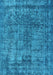 Oriental Light Blue Industrial Rug, urb2243lblu