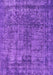 Machine Washable Oriental Purple Industrial Area Rugs, wshurb2243pur