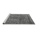 Sideview of Machine Washable Oriental Gray Industrial Rug, wshurb2243gry