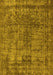 Oriental Yellow Industrial Rug, urb2243yw