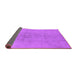 Sideview of Oriental Purple Industrial Rug, urb2244pur