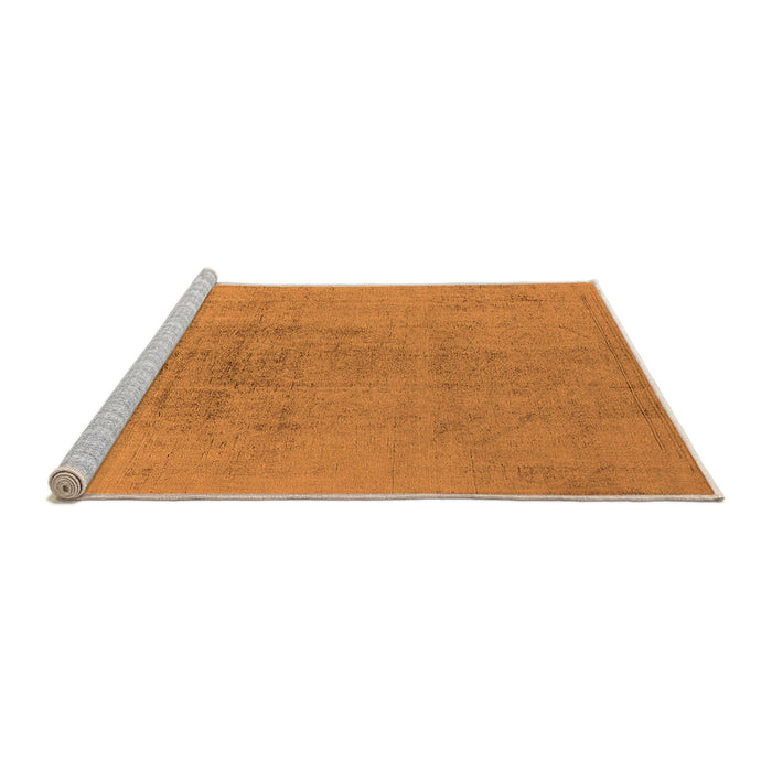 Sideview of Machine Washable Oriental Orange Industrial Area Rugs, wshurb2244org
