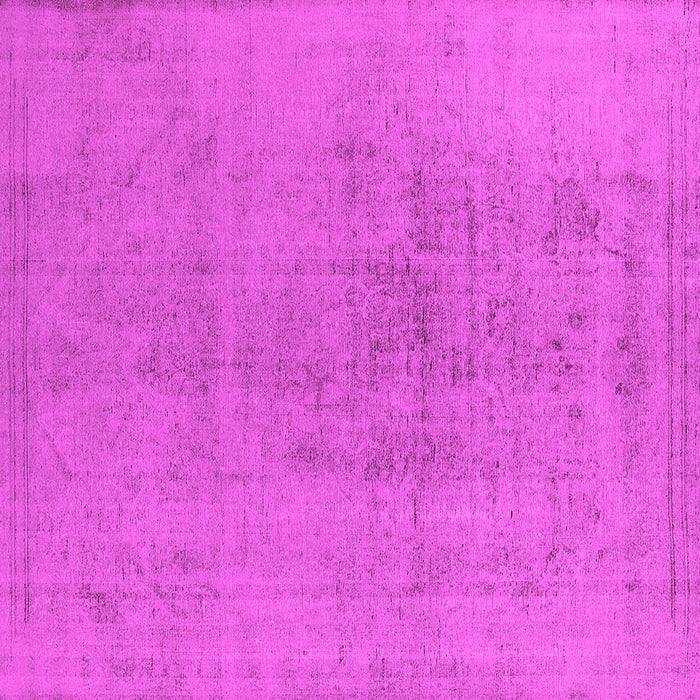 Square Machine Washable Oriental Pink Industrial Rug, wshurb2244pnk