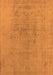 Machine Washable Oriental Orange Industrial Area Rugs, wshurb2244org