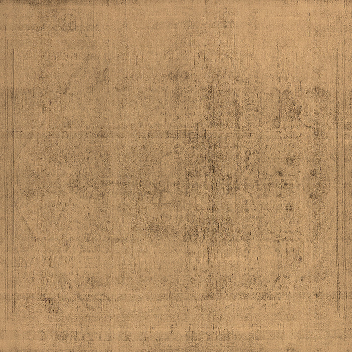 Square Oriental Brown Industrial Rug, urb2244brn