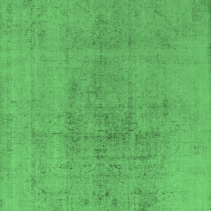 Machine Washable Oriental Emerald Green Industrial Area Rugs, wshurb2244emgrn