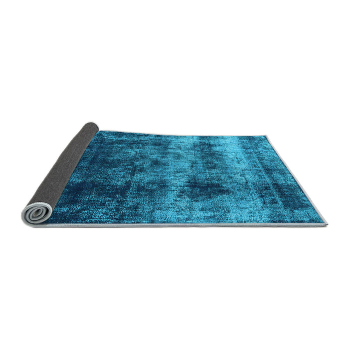 Sideview of Oriental Light Blue Industrial Rug, urb2245lblu