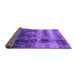 Sideview of Oriental Purple Industrial Rug, urb2245pur