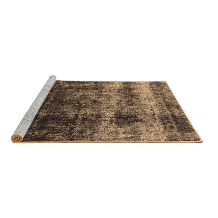 Sideview of Machine Washable Oriental Brown Industrial Rug, wshurb2245brn