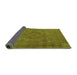 Sideview of Oriental Green Industrial Rug, urb2246grn