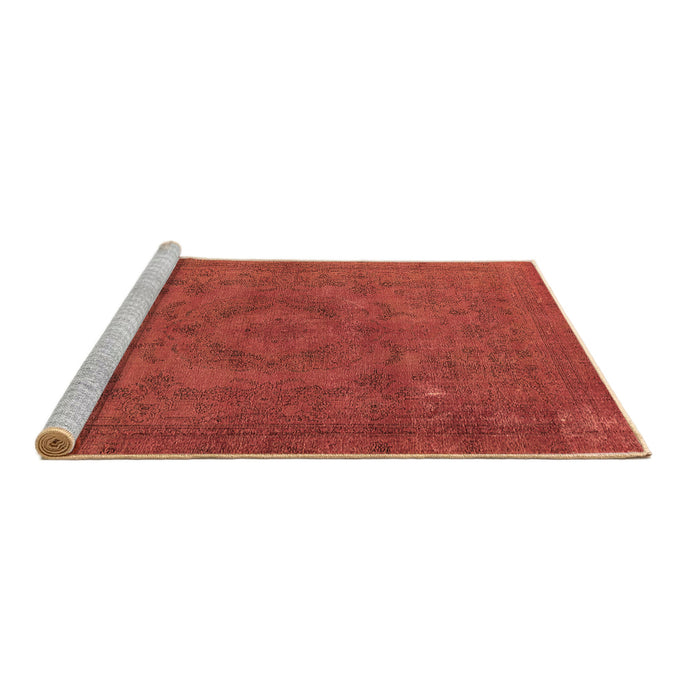 Sideview of Machine Washable Oriental Brown Industrial Rug, wshurb2246brn