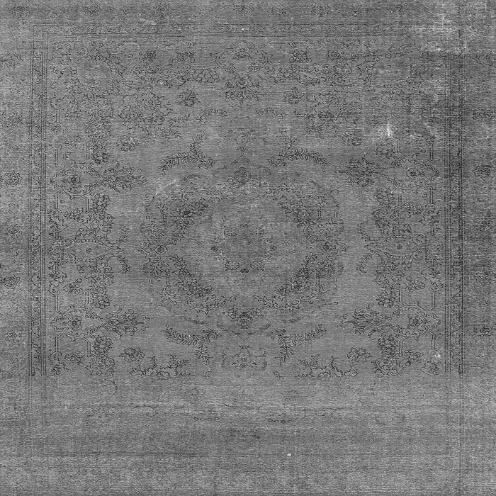 Square Oriental Gray Industrial Rug, urb2246gry